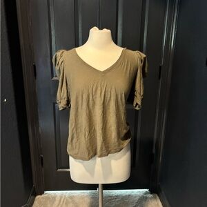 Olive Green Women's Top